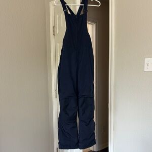 Kids Navy Lands End Iron Knee Ski Bib